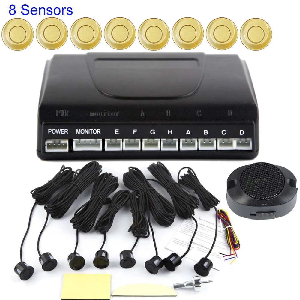 new arrival no disply monitor Car detector Parking Sensors Reverse backup Radar Alert Alarm System 9 colors to choose 8 sensers
new arrival no disply monitor Car detector Parking Sensors Reverse backup Radar Alert Alarm System 9 colors to choose 8 sensers