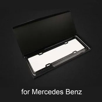 Fashion For Mer-cedes Be-nz decorative protection A set of two black carbon fiber license plate frame
Fashion For Mer-cedes Be-nz decorative protection A set of two black carbon fiber license plate frame