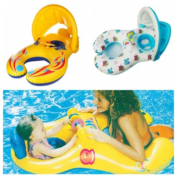 New Inflatable Mother and Baby Shade Swim Float Circle Ring Kids Seat With Sunshade Swimming Pool
New Inflatable Mother and Baby Shade Swim Float Circle Ring Kids Seat With Sunshade Swimming Pool