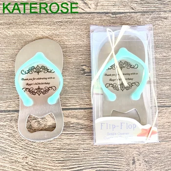 96PCS Customized Light Blue Flip Flop Bottle Opener Thong Beer Openers Beach Wedding Favors Bomboniere Bridal Party Giveaways
96PCS Customized Light Blue Flip Flop Bottle Opener Thong Beer Openers Beach Wedding Favors Bomboniere Bridal Party Giveaways