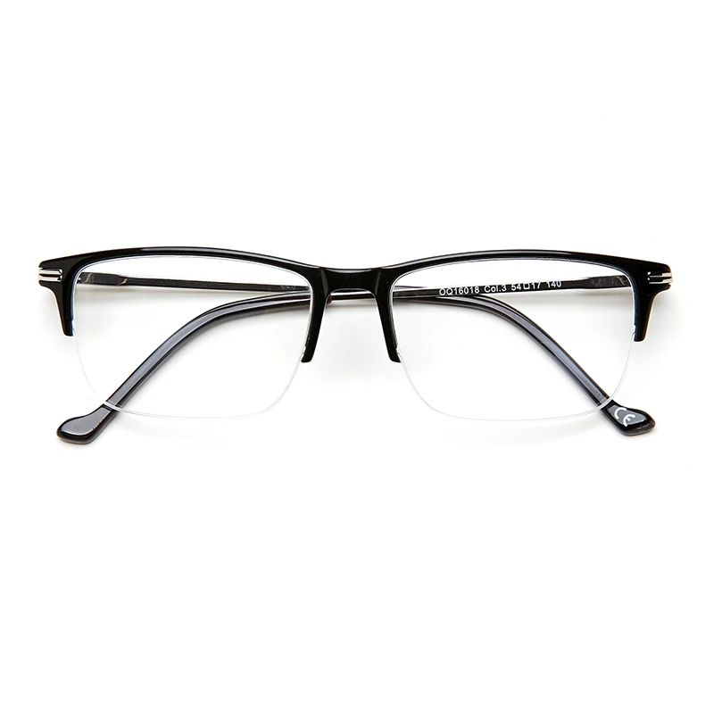 

Optical Men Eyeglasses Frame Fashion Brand Designer Half Frame Computer Myopia Transparent Prescription Glasses Frames For Men