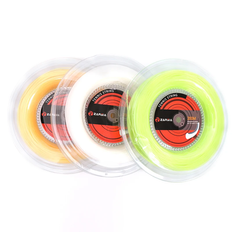 Natural gut string close-up texture