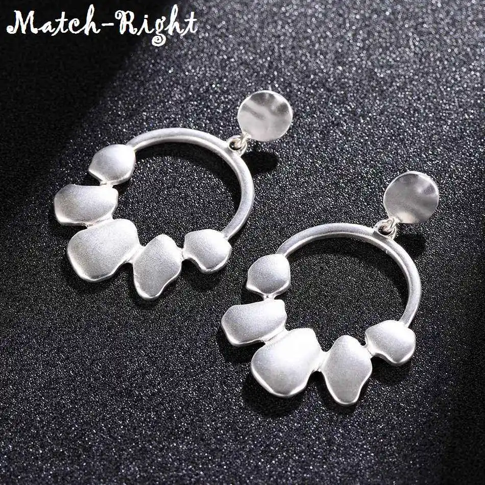 Match-Right Trendy Earrings for Women/Geometric/Big/Statement/Korean/Vintage/Silver/Drop Earrings Fashion Jewelry female LG608
Match-Right Trendy Earrings for Women/Geometric/Big/Statement/Korean/Vintage/Silver/Drop Earrings Fashion Jewelry female LG608