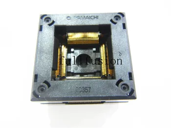 IC357-1004-002 QFP100P 0.5mm Pitch Yamaichi IC Test Socket TQFP100 IC body size 14x14mm Burn in Socket
IC357-1004-002 QFP100P 0.5mm Pitch Yamaichi IC Test Socket TQFP100 IC body size 14x14mm Burn in Socket