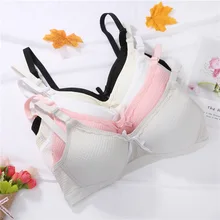 New Young Girls Wire Free Cute Bow Bras Sexy Push Up Lace Brassiere Plaid Wireless Transparent Bras for Women 32AB-38AB
New Young Girls Wire Free Cute Bow Bras Sexy Push Up Lace Brassiere Plaid Wireless Transparent Bras for Women 32AB-38AB