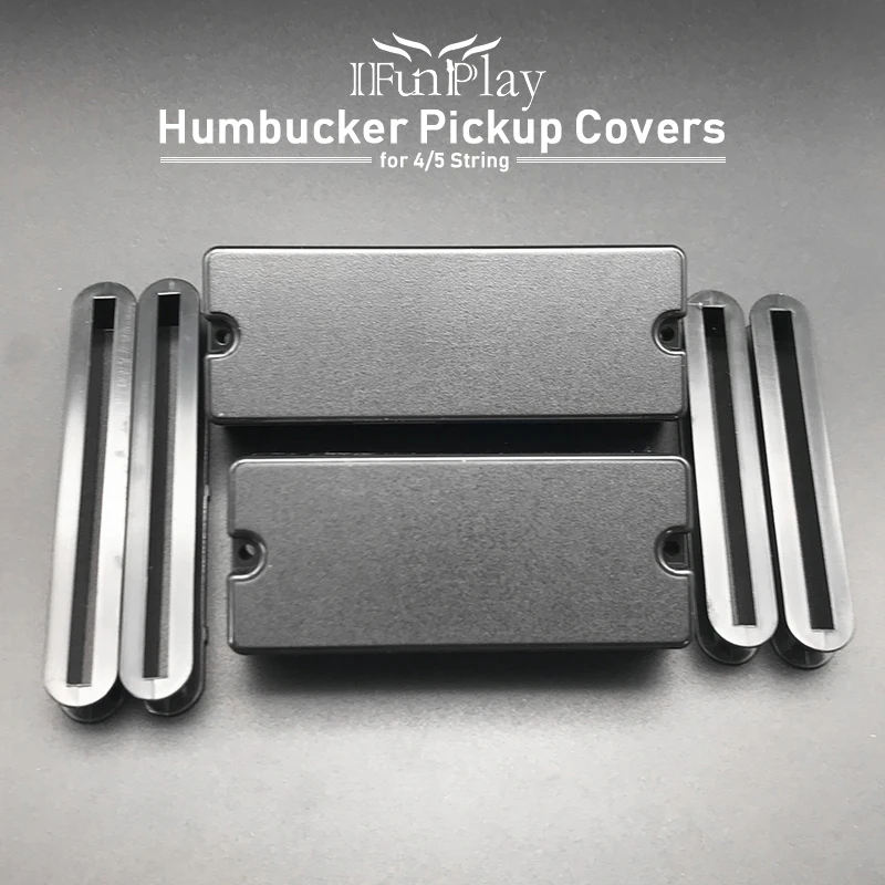 Sealed Closed Type Humbucker Pickup Cover for 4/5/6 String Electric Bass 2 Hole Matte Electric Guitar Accessories
Sealed Closed Type Humbucker Pickup Cover for 4/5/6 String Electric Bass 2 Hole Matte Electric Guitar Accessories