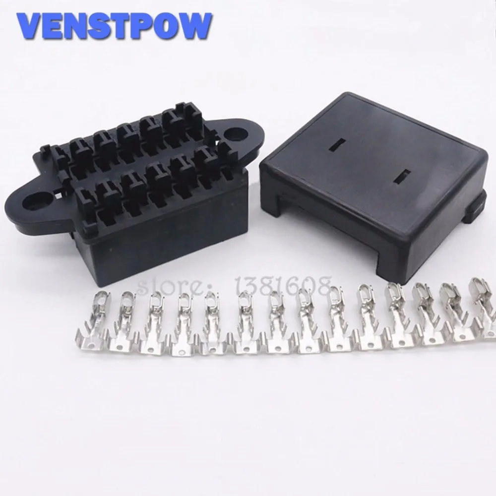 Double Row 12 Loop Road Medium Auto Relay Fuse Box with 24pcs Terminals BX2122 Car Insurance Holder for cars, electric cars
Double Row 12 Loop Road Medium Auto Relay Fuse Box with 24pcs Terminals BX2122 Car Insurance Holder for cars, electric cars