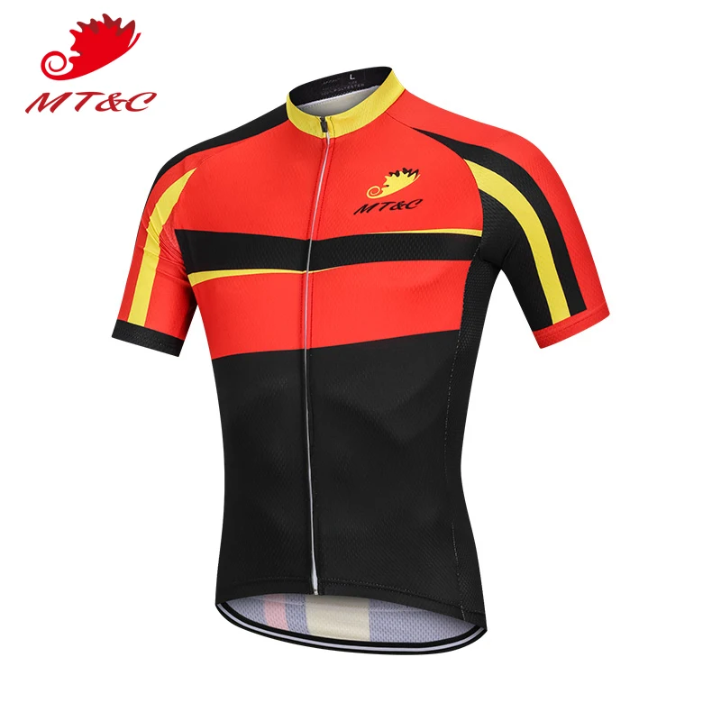 MT&C Man Cycling Jersey Black Red Yellow Stripes Breathable Clothes Quick Dry Summer Outdoor Sportswear Pro Teams Bike Clothes
MT&C Man Cycling Jersey Black Red Yellow Stripes Breathable Clothes Quick Dry Summer Outdoor Sportswear Pro Teams Bike Clothes