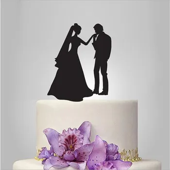 Happiness Groom Kiss Bridal Silhouette Wedding Cake Toppers, Custom Cake Topper for Couple Wedding Decoration Favor and Gift
Happiness Groom Kiss Bridal Silhouette Wedding Cake Toppers, Custom Cake Topper for Couple Wedding Decoration Favor and Gift