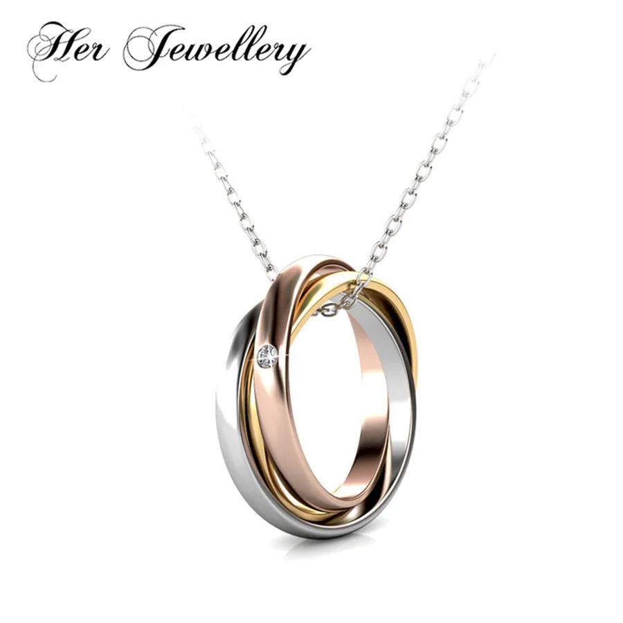 Her Jewellery 3-color plating pendant necklace 2019 Mother's Day gift copper pendant Made with crystals from Swarovski
Her Jewellery 3-color plating pendant necklace 2019 Mother's Day gift copper pendant Made with crystals from Swarovski