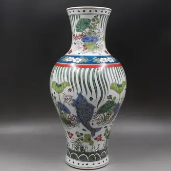 antique MingDynasty porcelain vase,Multicolored Fish bottle,Hand-painted crafts,Decoration,collection &Adornment,Free shipping
antique MingDynasty porcelain vase,Multicolored Fish bottle,Hand-painted crafts,Decoration,collection &Adornment,Free shipping