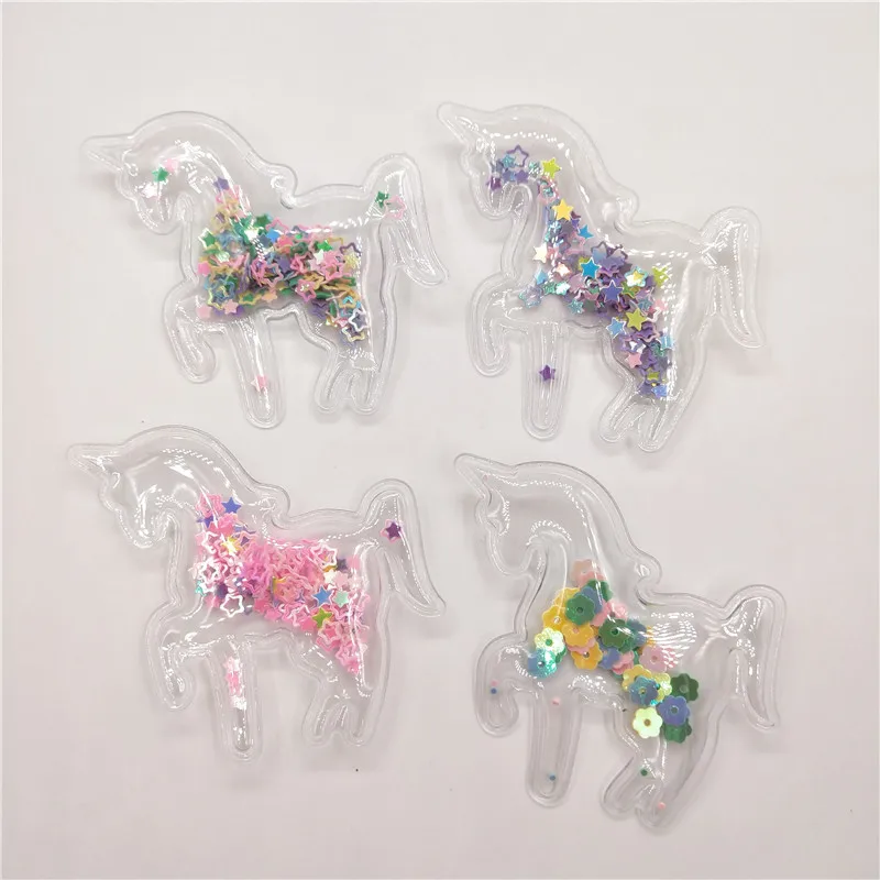 16pcs/lot 5.6x6.3cm Mix color Transparent unicorn Sequins Flowing Appliques DIY Accessories Craft Handmade Decoration
16pcs/lot 5.6x6.3cm Mix color Transparent unicorn Sequins Flowing Appliques DIY Accessories Craft Handmade Decoration