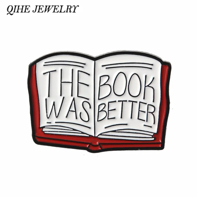 QIHE JEWELRY Book Pin Reader Brooches Reading Badges Literary Lapel pins Book Quote Jewelry Book Lover Gifts Men women
QIHE JEWELRY Book Pin Reader Brooches Reading Badges Literary Lapel pins Book Quote Jewelry Book Lover Gifts Men women