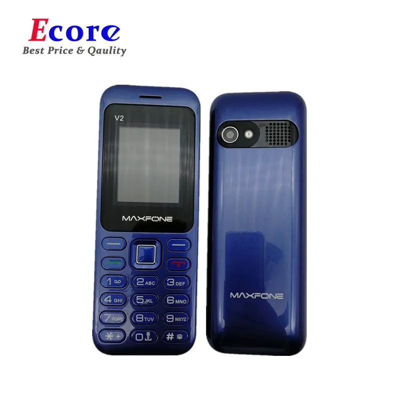 Push-button Mobile Phone Maxfone V2 1.77 inch Screen 1200mAh Dual Sim With Camera Bluethooth Flashligh FM Cheap Cell Phones
Push-button Mobile Phone Maxfone V2 1.77 inch Screen 1200mAh Dual Sim With Camera Bluethooth Flashligh FM Cheap Cell Phones