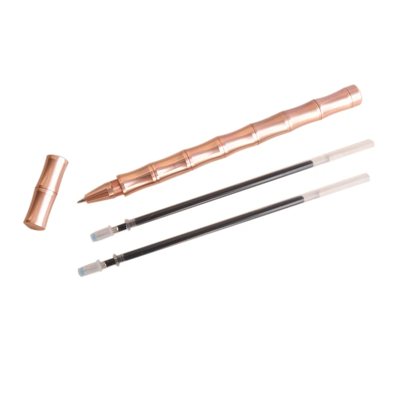 Ball Pen, Micro-Point (0.5mm), Brass Bamboo Ballpoint Black Gel Ink Twist Rollerball Pen (Rose Gold Barrel), Gift Office Suppl
Ball Pen, Micro-Point (0.5mm), Brass Bamboo Ballpoint Black Gel Ink Twist Rollerball Pen (Rose Gold Barrel), Gift Office Suppl