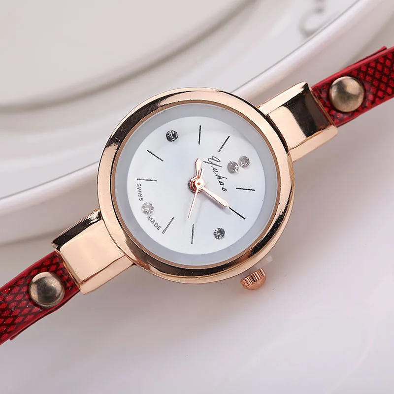 High Women Quartz Wrist Watch Multi-layer Thin PU Leather Bracelet Strap Decorative Watch DSM
High Women Quartz Wrist Watch Multi-layer Thin PU Leather Bracelet Strap Decorative Watch DSM