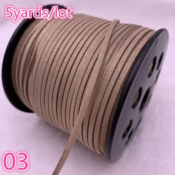 New 5yards/lot 3mm Flat Faux Suede Braided Cord Korean Velvet Leather Handmade Beading Bracelet Jewelry Making String Rope #03
New 5yards/lot 3mm Flat Faux Suede Braided Cord Korean Velvet Leather Handmade Beading Bracelet Jewelry Making String Rope #03