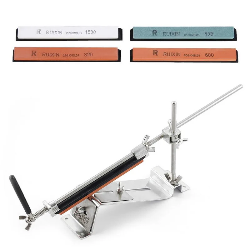 6Pcs 180#400#800#1500#2000# 3000# Professional Knife Sharpener Angle Grinder Holder Sharpening Stone Whetstone System 
6Pcs 180#400#800#1500#2000# 3000# Professional Knife Sharpener Angle Grinder Holder Sharpening Stone Whetstone System