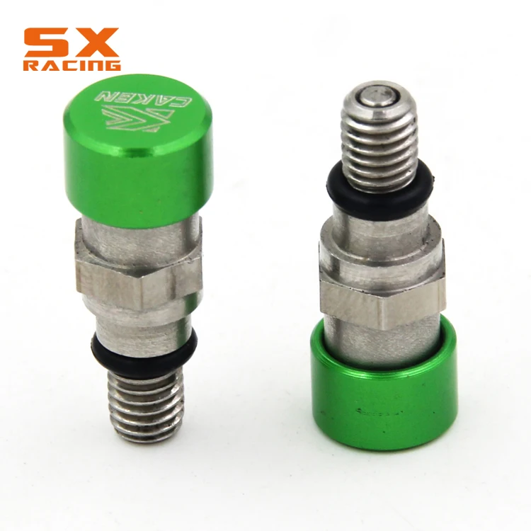 Motorcycle CNC M5 0.8MM Deflation Fork Bleeder Air Valve Screw For KAWASAKI KX250 KX500 KX250F KXF250 KX450F KXF450 KLX450R
Motorcycle CNC M5 0.8MM Deflation Fork Bleeder Air Valve Screw For KAWASAKI KX250 KX500 KX250F KXF250 KX450F KXF450 KLX450R