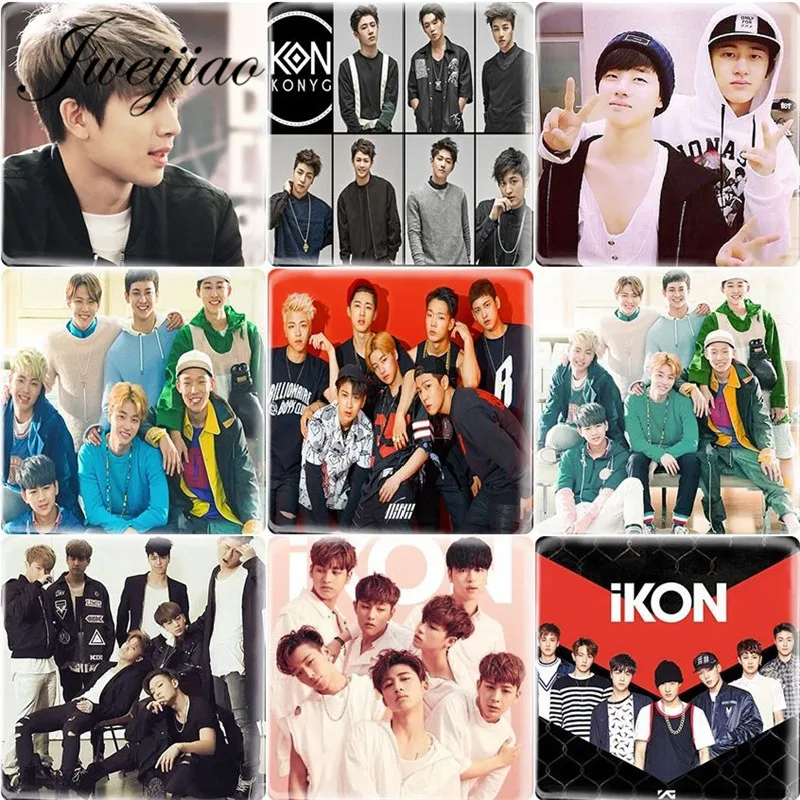 JWEIJIAO 5pcs/lot Kpop Singer IKON Square Shape Glass Cabochon 12mm Pattern DIY Jewelry Accessories Dropshipping
JWEIJIAO 5pcs/lot Kpop Singer IKON Square Shape Glass Cabochon 12mm Pattern DIY Jewelry Accessories Dropshipping