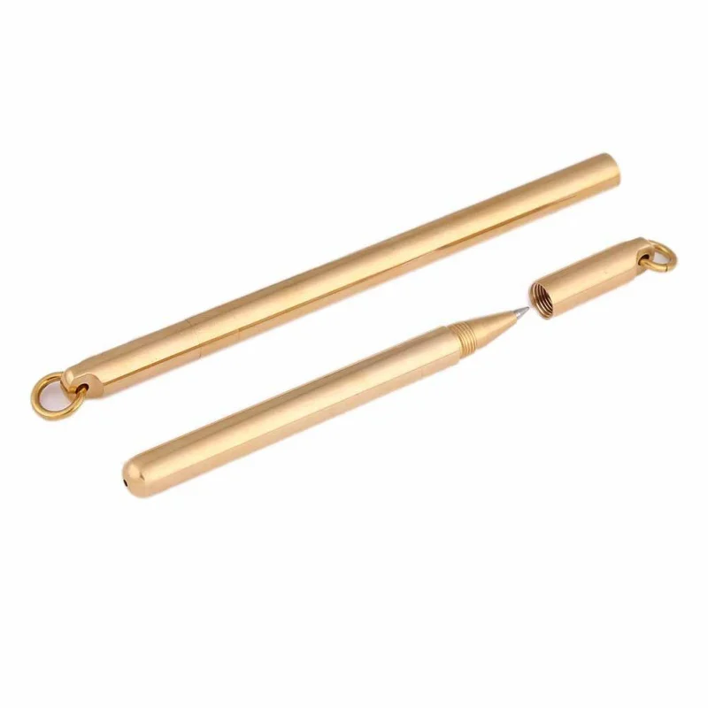 Roller Ball Pen Retro Style Brass Signing Pens Stationery Writing Instruments EDC Tool With Gel-ink Refill
Roller Ball Pen Retro Style Brass Signing Pens Stationery Writing Instruments EDC Tool With Gel-ink Refill