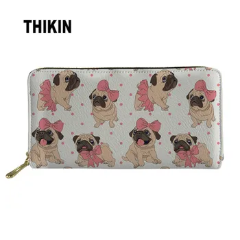 THIKIN Cute Pug Puppies Design Clutch Wallet Female Money Bag Credit Card Holderc Leather Wallets Women Long Zipper Coin Purses
THIKIN Cute Pug Puppies Design Clutch Wallet Female Money Bag Credit Card Holderc Leather Wallets Women Long Zipper Coin Purses