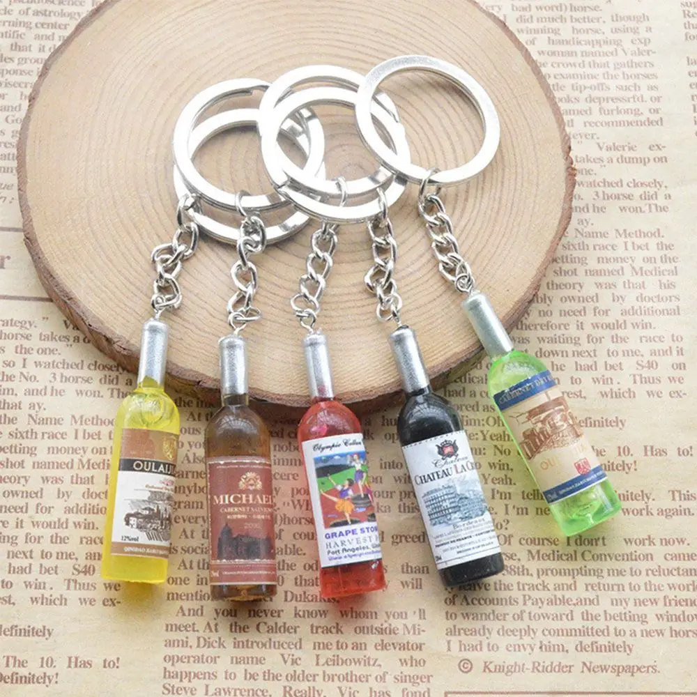 Resin Wine Bottle Key Chains Key Rings Alloy Charms Gifts For Mobile Phone Creative Women/Men's Fashion Handmade
Resin Wine Bottle Key Chains Key Rings Alloy Charms Gifts For Mobile Phone Creative Women/Men's Fashion Handmade