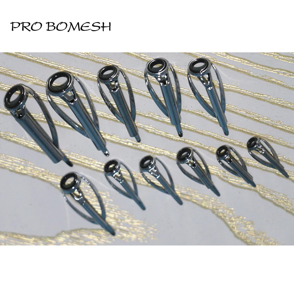 Pro Bomesh 11pcs/Kit MN Top Guide Repair Set Kit DIY Rod Building Material Broken Fishing Rod Tips Repair Top Guide Accessory
Pro Bomesh 11pcs/Kit MN Top Guide Repair Set Kit DIY Rod Building Material Broken Fishing Rod Tips Repair Top Guide Accessory