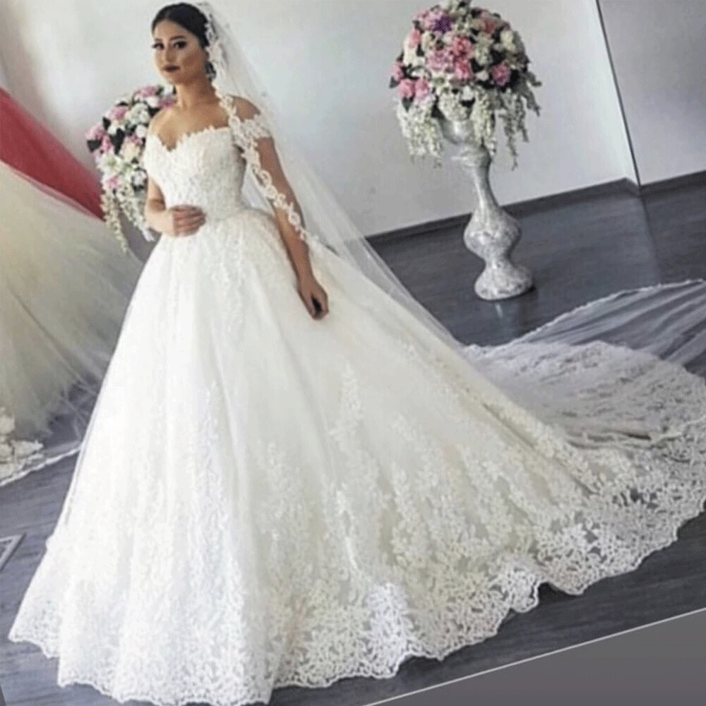 SuperKimJo Vestido De Novia Lace Applique Wedding Dresses for Bride Princess Elegant Cheap Wedding Gown Robe Mariage
SuperKimJo Vestido De Novia Lace Applique Wedding Dresses for Bride Princess Elegant Cheap Wedding Gown Robe Mariage