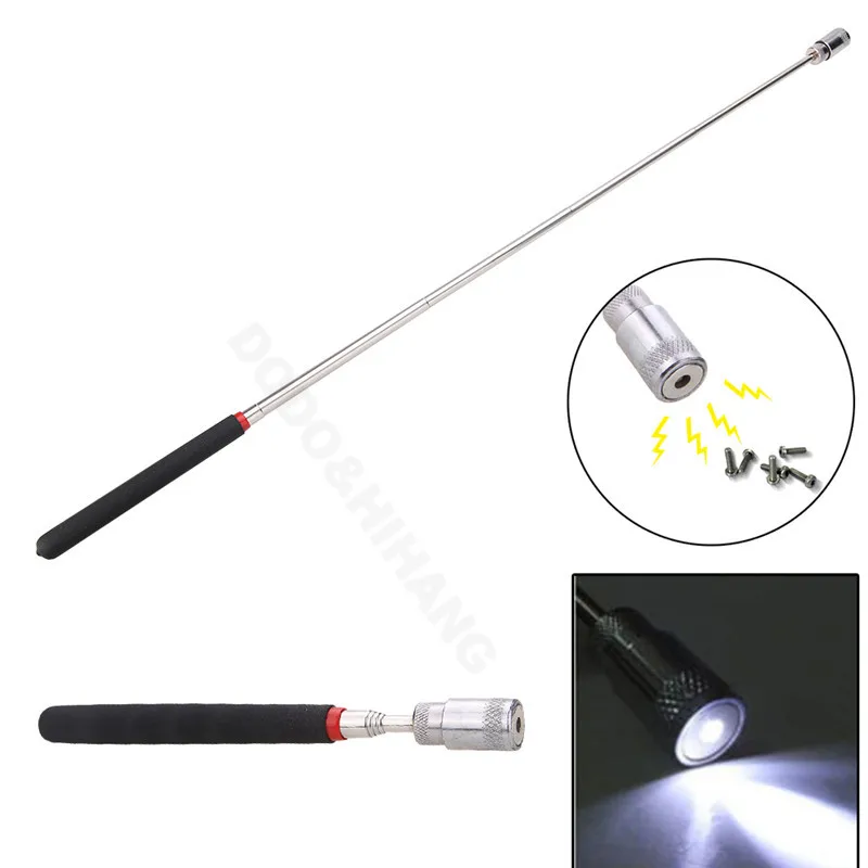 1pc Mini Telescopic Magnet Magnetic Stick LED Pick Up Rod Adjustable Handheld Tool Screwdriver & Metal Screw Hand Tools DAJ015 (8)