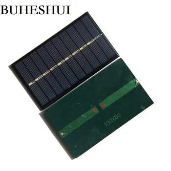 BUHESHUI 150MA 5V Mini Solar Cell Module Polycrystalline Solar Panel DIY Solar Charger 100*60MM Education 10pcs Free Shipping
BUHESHUI 150MA 5V Mini Solar Cell Module Polycrystalline Solar Panel DIY Solar Charger 100*60MM Education 10pcs Free Shipping