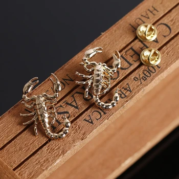 12Pairs=24 Pcs/Lot Classic Decorative Metal Garment The Scorpion King Jewelry Brooch Pin Metal Animal Scorpion Bulk Wholesale
12Pairs=24 Pcs/Lot Classic Decorative Metal Garment The Scorpion King Jewelry Brooch Pin Metal Animal Scorpion Bulk Wholesale