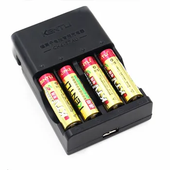 Powerful and best 4pcs KENTLI 1.5V AA PK5 2800mWh rechargeable lithium li-ion batteries batterie+ 4 slots quick aa aaa charger 
Powerful and best 4pcs KENTLI 1.5V AA PK5 2800mWh rechargeable lithium li-ion batteries batterie+ 4 slots quick aa aaa charger
