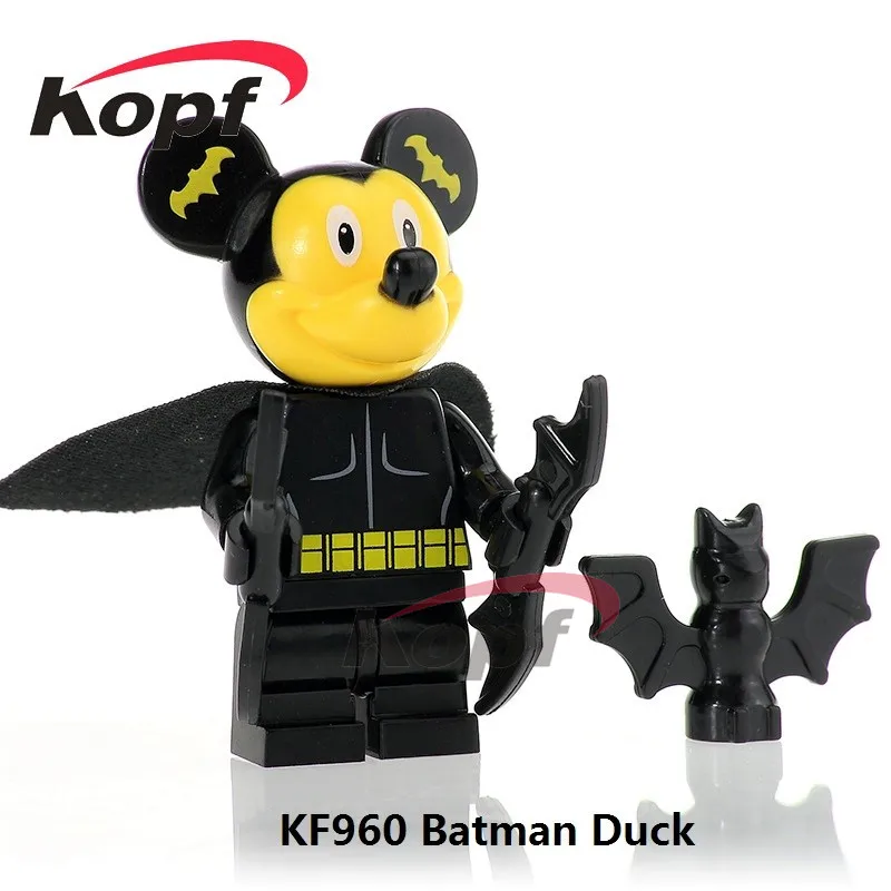 KF960 Super Heroes Batman Wolverine Captain America Deadpool Duck Building Blocks Model Education Bricks For Children Gift Toys
KF960 Super Heroes Batman Wolverine Captain America Deadpool Duck Building Blocks Model Education Bricks For Children Gift Toys