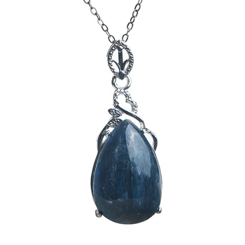 Top Natural Blue Kyanite Pendant Beads Women Man Cat Eye Necklaces 24x16x9mm Gemstone For AAAAA Healing Pendant Drop Shipping
Top Natural Blue Kyanite Pendant Beads Women Man Cat Eye Necklaces 24x16x9mm Gemstone For AAAAA Healing Pendant Drop Shipping