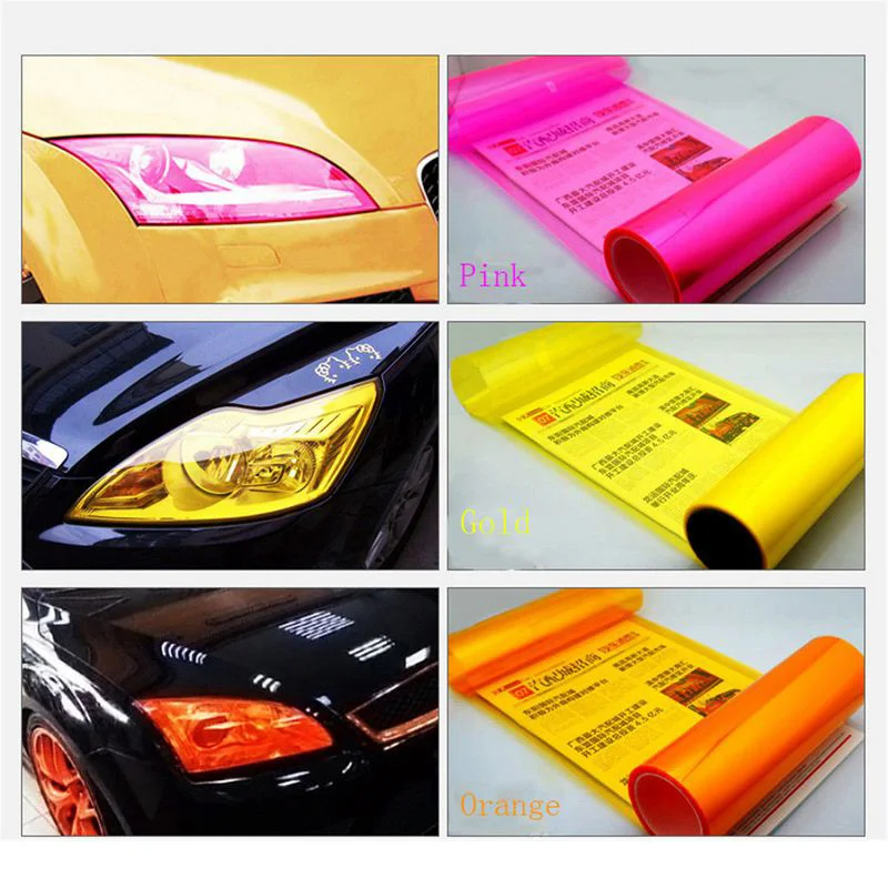 30cm x 200cm Universal car headlight Sticker Headlight Taillight Tint Vinyl Film sticker Car Decoration Decals Car Styling
30cm x 200cm Universal car headlight Sticker Headlight Taillight Tint Vinyl Film sticker Car Decoration Decals Car Styling