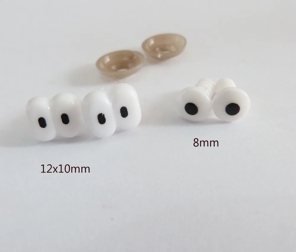40pcs/lot 12x10mm/8mm white cartoon toy eyes plastic safety toy eyes & soft washer for kids handcraft findings
40pcs/lot 12x10mm/8mm white cartoon toy eyes plastic safety toy eyes & soft washer for kids handcraft findings