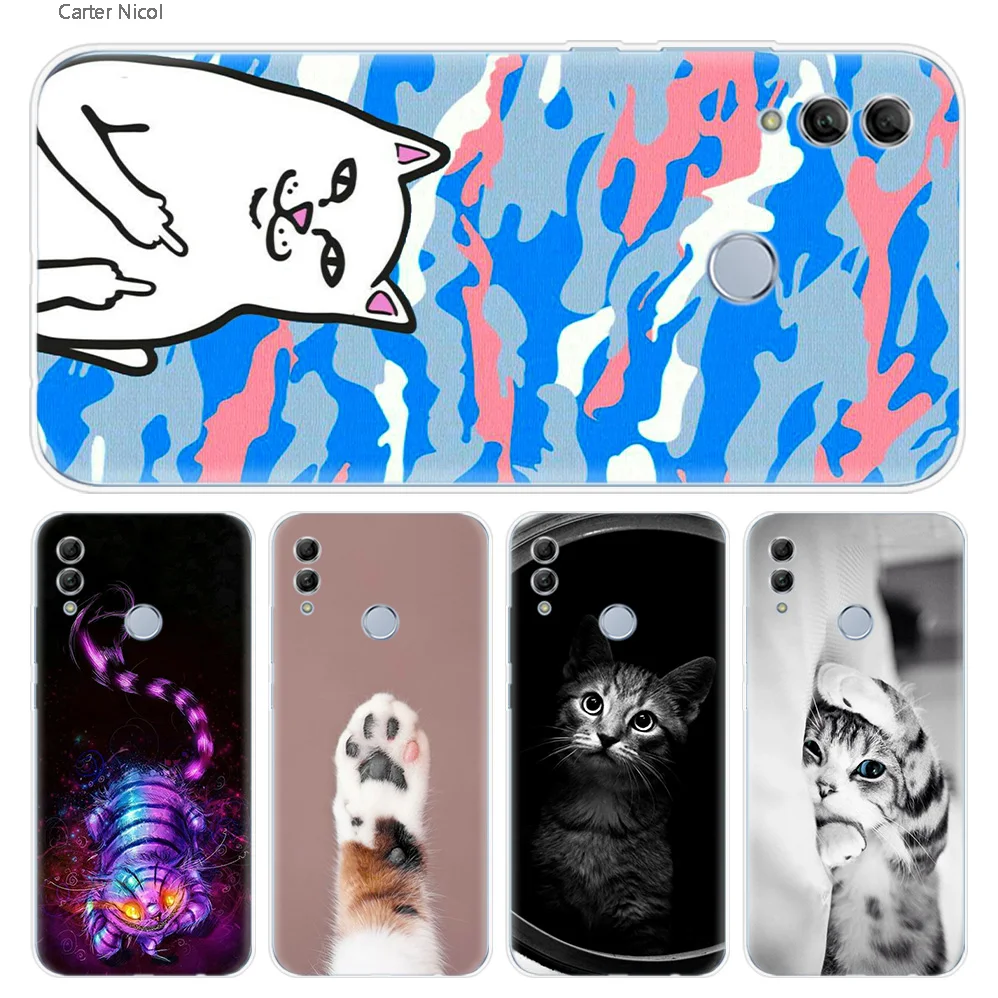 Cute Funny Black Cats kittens Silicone Case Cover for Huawei Honor 10 Lite 8C 8X 7C Y6 Y7 Y9 Prime 2018 2019 7A Pro 7C Enjoy 8 9
Cute Funny Black Cats kittens Silicone Case Cover for Huawei Honor 10 Lite 8C 8X 7C Y6 Y7 Y9 Prime 2018 2019 7A Pro 7C Enjoy 8 9