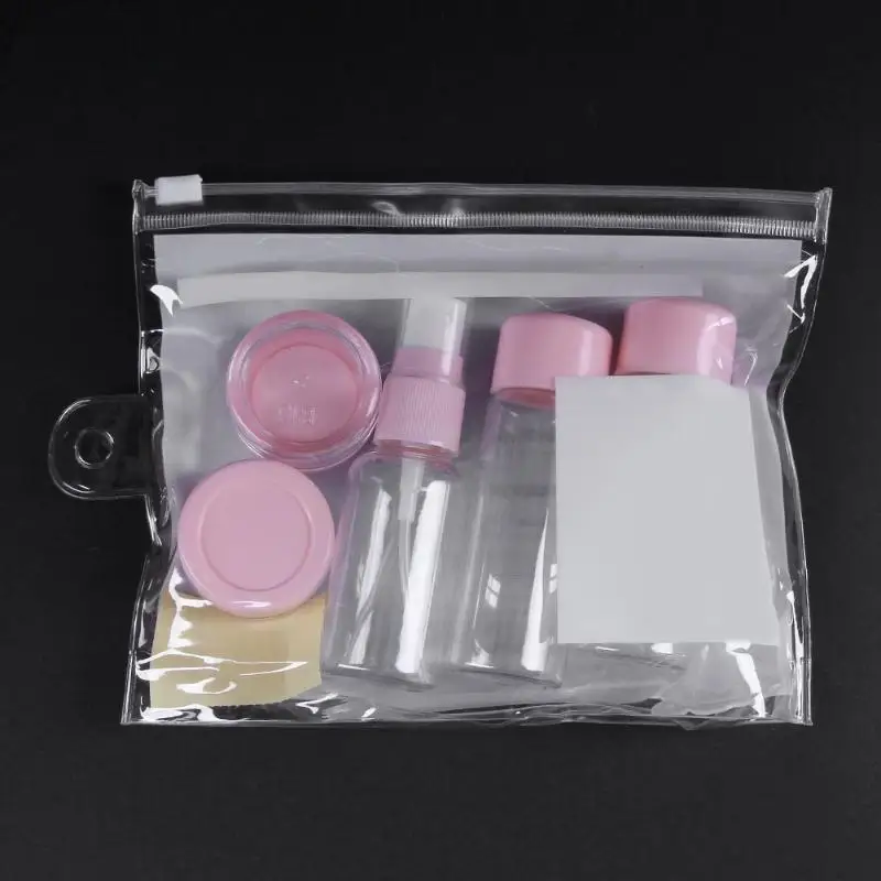 7pcs Hydrating Spray Bottle Set Pink Plastic Organizer Set Makeup Travel Kits Portable Perfume Atomizer Lotion Face Wash Sponge
7pcs Hydrating Spray Bottle Set Pink Plastic Organizer Set Makeup Travel Kits Portable Perfume Atomizer Lotion Face Wash Sponge