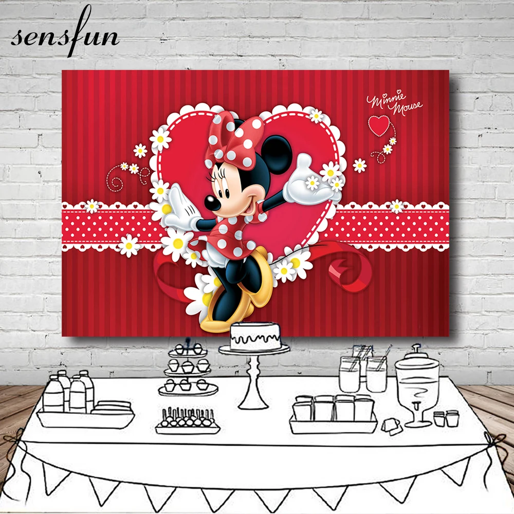 Sensfun Cartoon Red Dance Minnie Backdrop Heart White Polk Dots Girls Birthday Party Photography Backgrounds For Photo Studio
Sensfun Cartoon Red Dance Minnie Backdrop Heart White Polk Dots Girls Birthday Party Photography Backgrounds For Photo Studio