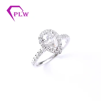 14K White Gold 1 ct 5*8mm D Color Pear Cut Moissanite Diamond Halo Ring Engagement Ring For anniversary Provence Jewelry
14K White Gold 1 ct 5*8mm D Color Pear Cut Moissanite Diamond Halo Ring Engagement Ring For anniversary Provence Jewelry