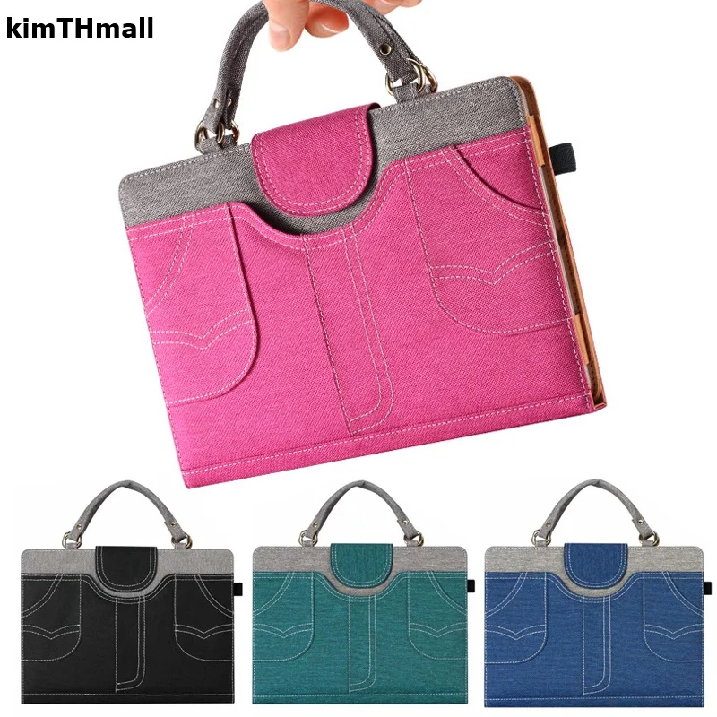 Case For iPad Pro 10.5 2017 / Air 2019 Cover Smart wake up sleep denim Bags case for 10.5" kimTHmall | Компьютеры и офис