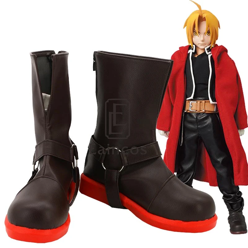 Anime Fullmetal Alchemist Edward Elric Cosplay Halloween Party Shoes Brown Boots Custom Made
Anime Fullmetal Alchemist Edward Elric Cosplay Halloween Party Shoes Brown Boots Custom Made