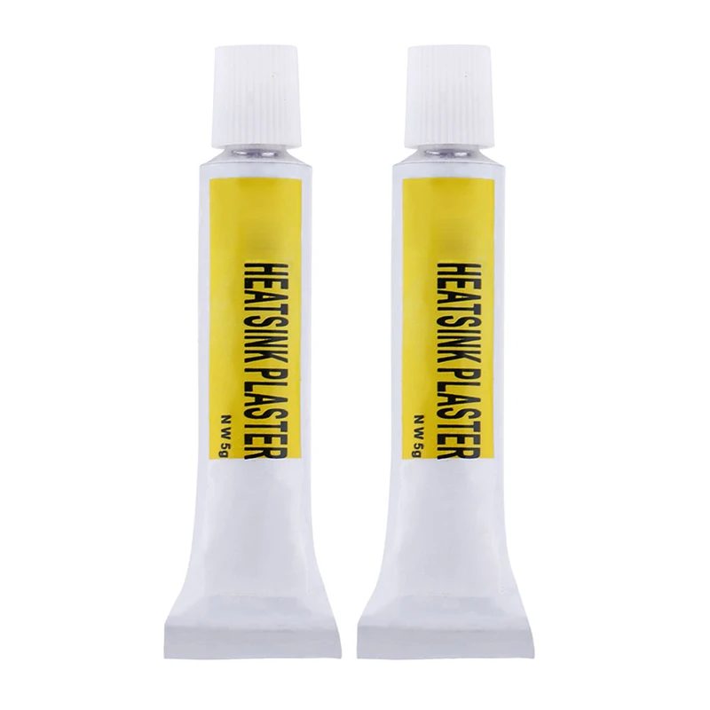 2Pcs Heatsink Plaster Thermal Silicone Adhesive Cooling Paste Strong Adhesive Compound Glue For Heat Sink Sticky High Quality
2Pcs Heatsink Plaster Thermal Silicone Adhesive Cooling Paste Strong Adhesive Compound Glue For Heat Sink Sticky High Quality