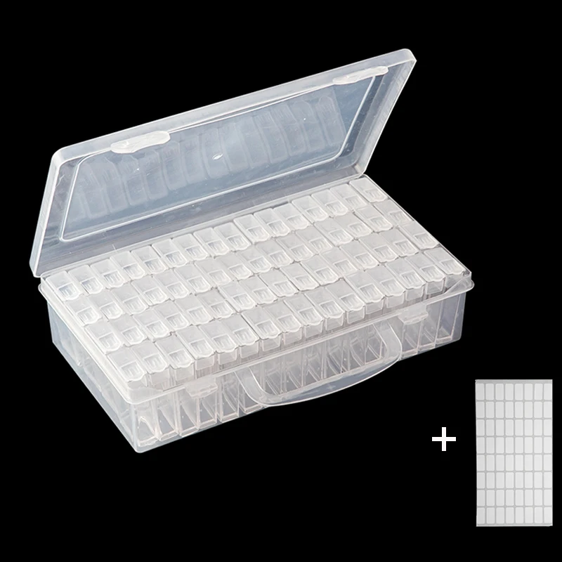 Diamond Painting Tools Accessories Beads Container Rhinestone Diamond Embroidery Stone Storage 28/64pcs Convenience Box
Diamond Painting Tools Accessories Beads Container Rhinestone Diamond Embroidery Stone Storage 28/64pcs Convenience Box