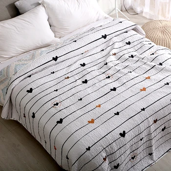 Simple Love Couple White Cotton Bed Cover Quilted Thin Comforter Quilt Bedspread Throws Blanket Quilting Blankets #sw
Simple Love Couple White Cotton Bed Cover Quilted Thin Comforter Quilt Bedspread Throws Blanket Quilting Blankets #sw