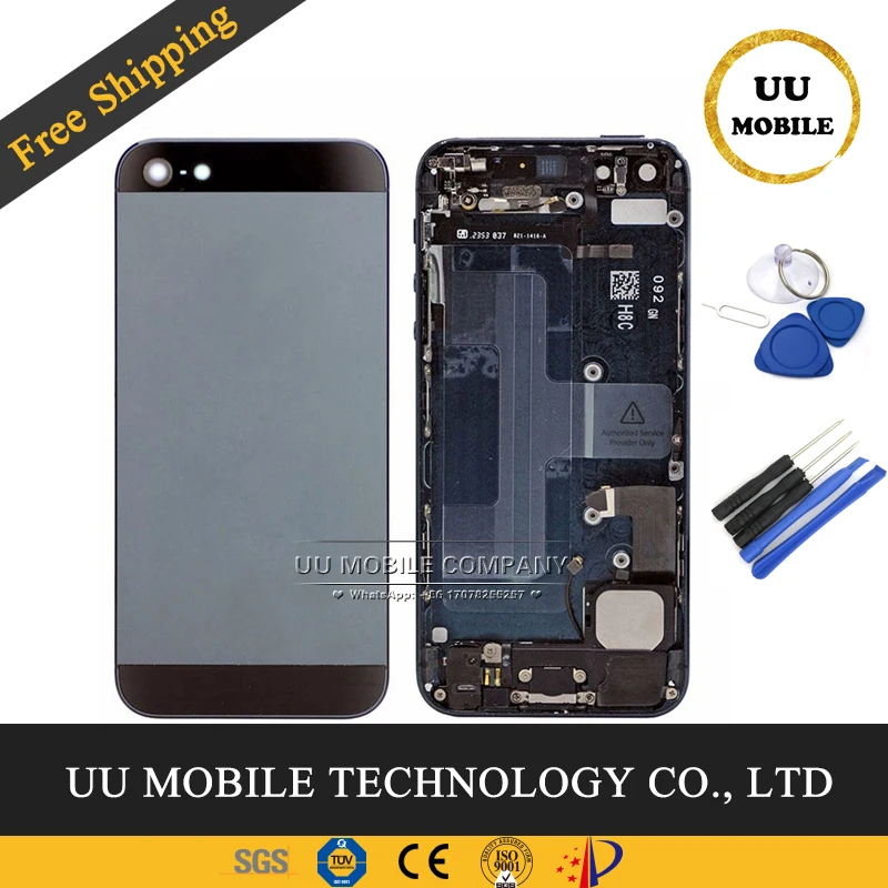 1PCS Replacement Middle Frame Back Cover for iphone 5 Chassis Housing with Flex Cable Assembly Rear Door with Card Tray+Buttons
1PCS Replacement Middle Frame Back Cover for iphone 5 Chassis Housing with Flex Cable Assembly Rear Door with Card Tray+Buttons