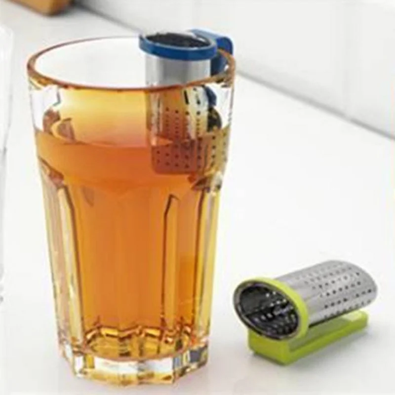 Portable Tea Filters Strainer Tea Large Capacity Single Handle Design Perfect Hanging on Teapot Cups
Portable Tea Filters Strainer Tea Large Capacity Single Handle Design Perfect Hanging on Teapot Cups
