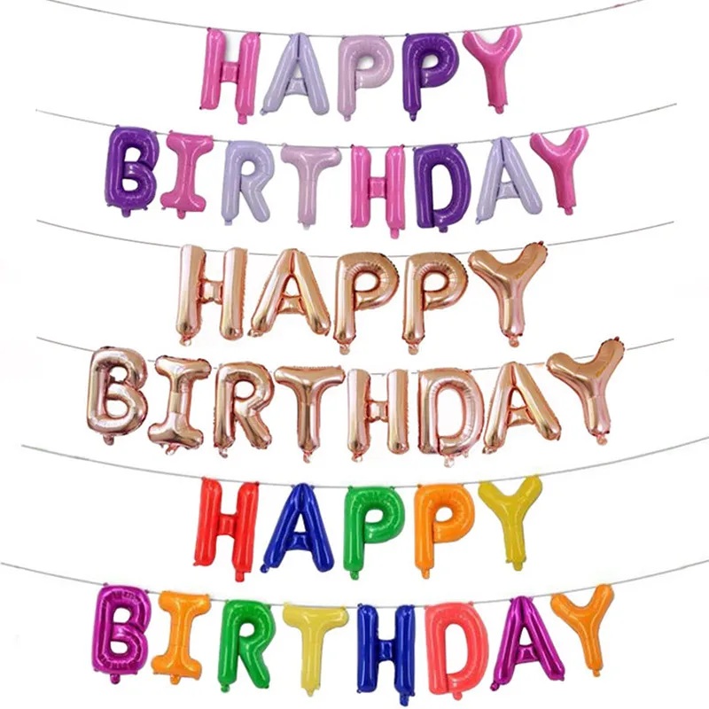 Happy Birthday Letter Foil Balloons Unicorn Party Baby Balloon for Birthday Party Decorations Adult Kids Evnent Party Supplies
Happy Birthday Letter Foil Balloons Unicorn Party Baby Balloon for Birthday Party Decorations Adult Kids Evnent Party Supplies