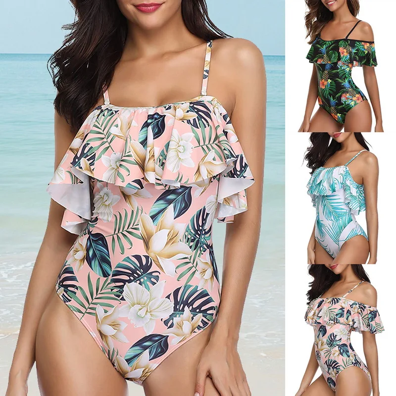 Vertvie Women Monokini Ruffle Bikini 2019 New Flounce Swimsuit Pineapple Printed Off Shoulder Bathing Suit Swimsuits Summer
Vertvie Women Monokini Ruffle Bikini 2019 New Flounce Swimsuit Pineapple Printed Off Shoulder Bathing Suit Swimsuits Summer